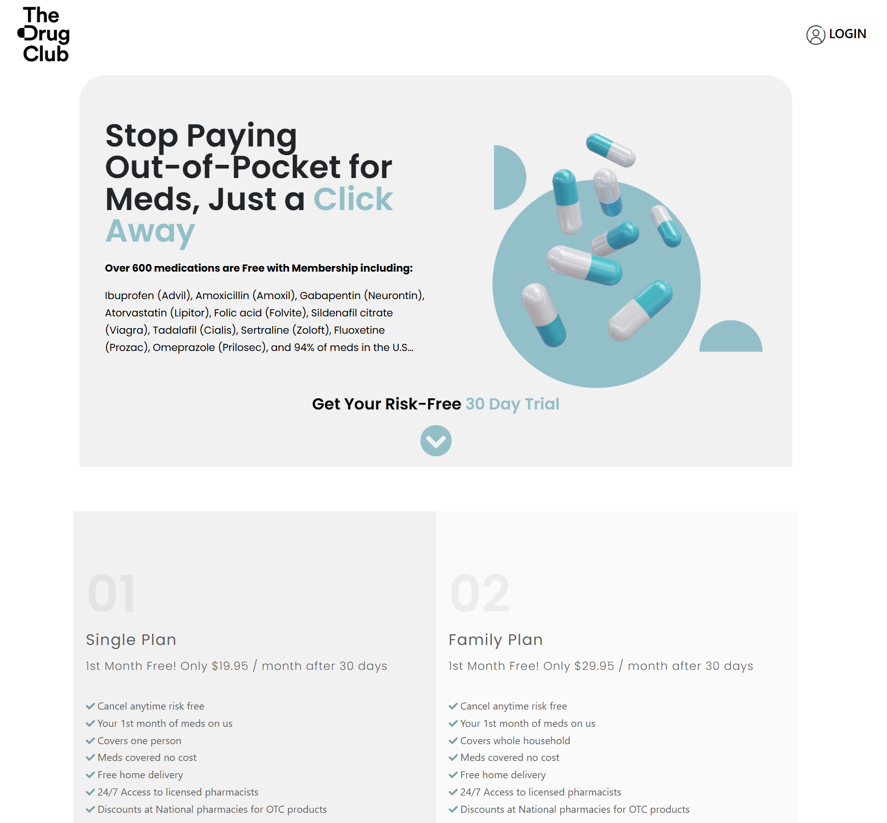 The Drug Club | SEO Project